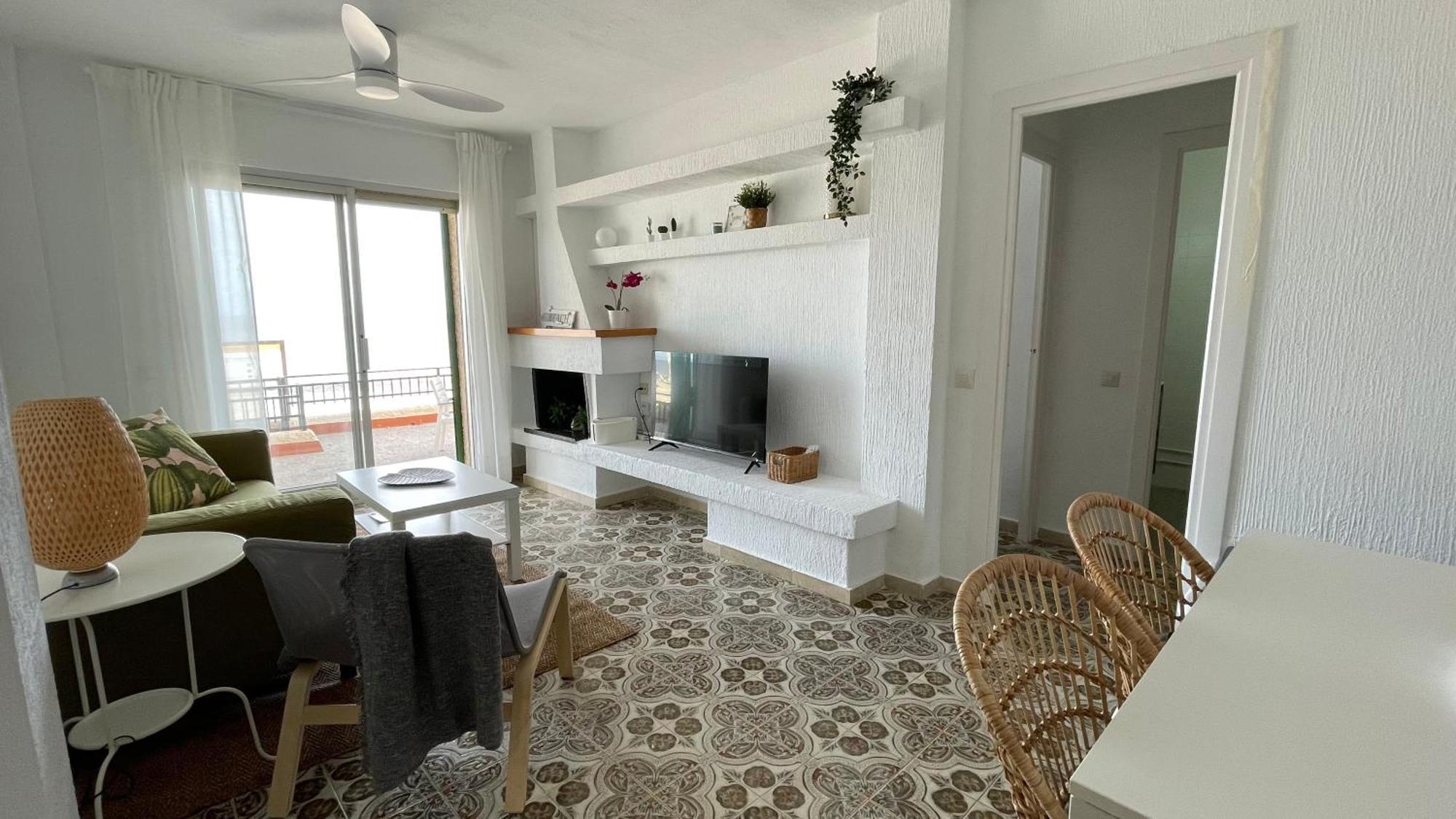 Charming Beachfront Apartment Múrcia Exterior foto